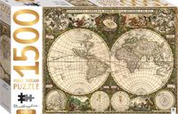 Mindbogglers Vintage world map - puzzle image