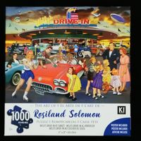 KI Puzzles (Karmin International) Willy's Drive-In at Sunset - puzzle image