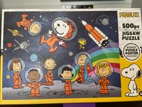 RoseArt Peanuts in Space - puzzle image