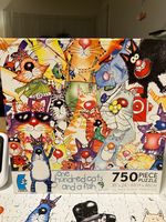 Ceaco one hundred cats and a fish - obrázek puzzlí