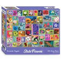 Re-Marks State Flowers - puzzle image