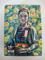 Black Sea Puzzles Girl with apples - obrázek puzzlí