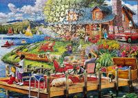Masterpieces The Secluded Cabin - puzzle image