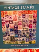 Galison Vintage stamps - obrázek puzzlí