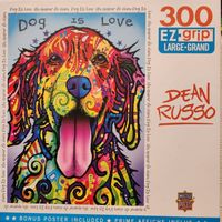 Masterpieces Dean Russo - Dog is Love - puzzle image