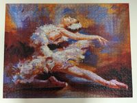 fotopuzzle.de Ölgemälde, Balletttänzerin - puzzle image
