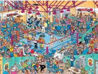 Jumbo Jan van Haasteren: Boxing Match - puzzle image