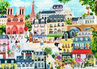 EeBoo A Day in Paris - obrázek puzzlí