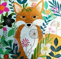 Good Puzzle Co. Fox and Flowers - obrázek puzzlí