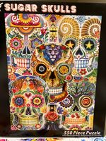 Vermont Christmas Company Sugar Skulls - obrázek puzzlí