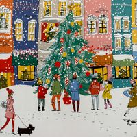 Galison Christmas Carolers - puzzle image
