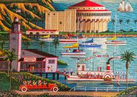 TCG Toys Avalon Harbour Catalina Island - Puzzlebild