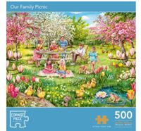 Corner Piece Our Family Picnic - obrázek puzzlí