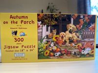 SunsOut Autumn on the Porch - obrázek puzzlí