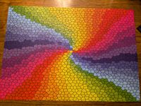 Enjoy Stained Glass Rainbow Burst - obrázek puzzlí