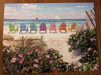 White Mountain Rainbow Chairs - obrázek puzzlí