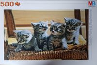 MB Puzzle Chatons gris sur la chaise - puzzle image