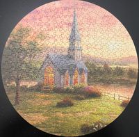 Ceaco Sunrise Chapel - Puzzlebild