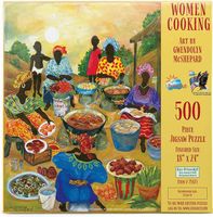 SunsOut Women Cooking - puzzle image