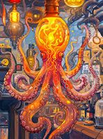 Cross & Glory Octopus Alchemy: The Lava Experiment - puzzle image