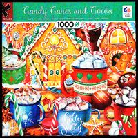 Ceaco Candy Canes & Cocoa - puzzle image