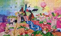 RoseArt gnome island - puzzle image