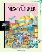 New York Puzzle Company J.f.k international rocketport - puzzle image