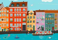 Penny Puzzle Nyhavn - obrázek puzzlí