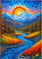 Enjoy Sunrise Landscape - puzzle image