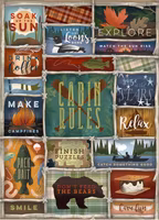 PuzzleTwist Cabin Rules - obrázek puzzlí
