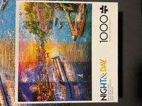 Buffalo Games Night & Day: Day to Night Canal - puzzle image