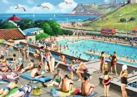 Ravensburger Leisure Days No.8 Scarborough & Pool - puzzle image