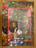 Falcon Santa by the Christmas Tree - puzzle image