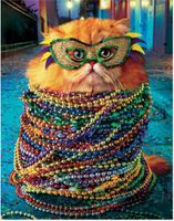 Ceaco Mardi Gras Cat - puzzle image