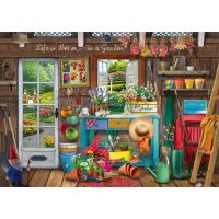 Corner Piece Garden Shed - puzzle image