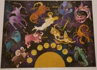 Hinkler Mindbogglers Gold: Zodiac Signs - puzzle image