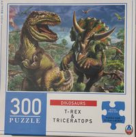 Arrow Puzzles T-Rex & Triceratops - puzzle image