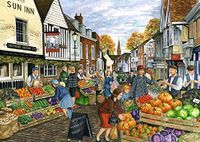 Falcon Seasons in the Village: Autumn - obrázek puzzlí