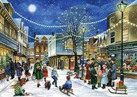 Falcon Seasons in the Village: Winter - obrázek puzzlí