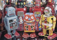 Ravensburger Tin Robots - puzzle image