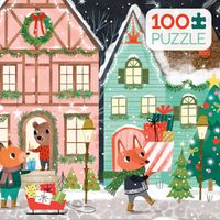 Ceaco Festive Foxes - puzzle image