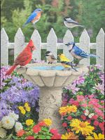 Bits and Pieces Summer Garden Friends - puzzle image