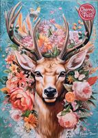 Cherry Pazzi Flower Deer - puzzle image