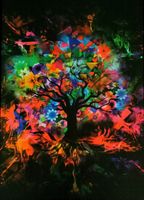 Magnolia Colorful Tree - puzzle image