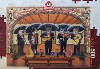 Art Puzzle Flamenco Meow Group - puzzle image