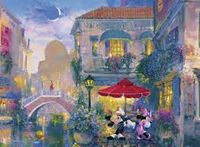 Ravensburger Minnie and Mickey in Venice - obrázek puzzlí