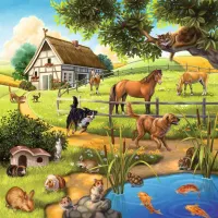 Ravensburger Domestic Animals - obrázek puzzlí