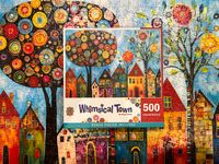 Masterpieces Whimsical Town: My Happy Place - puzzle image