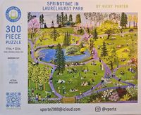 Portland Puzzle Company Springtime in Laurelhurst Park - image du puzzle