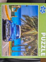 Creative Craft Blue car on the Beach - puzzle image